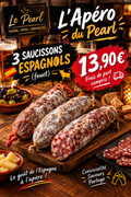 Lot de 3 saucissons  13.90€