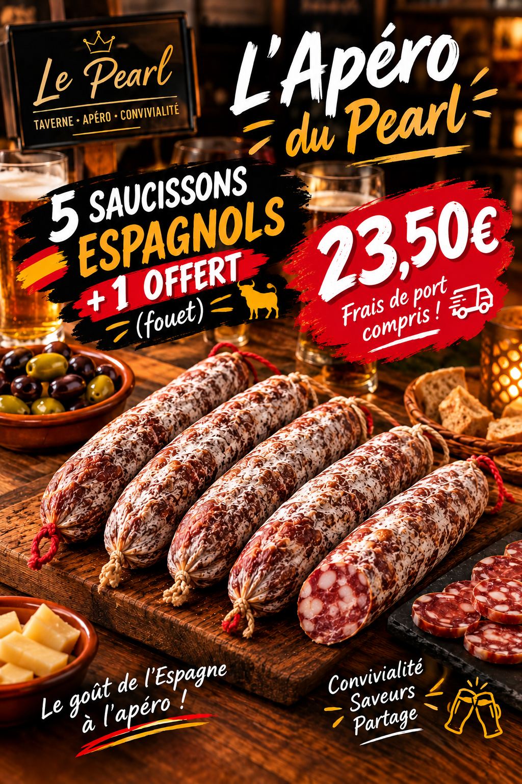 Lot de 5 + 1 offert pour 23.5€