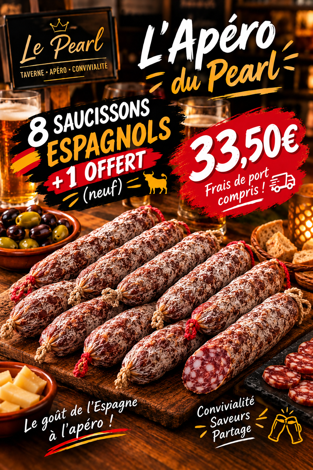 Lot de 8 + 1 offert pour 33.5€